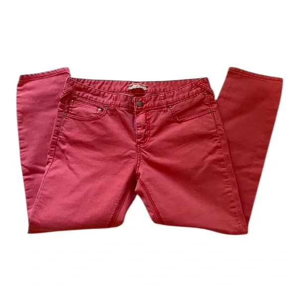 Free People Salmon, Red, orange  Skinny Midrise Jeans by Free People, size 30 - Picture 3 of 7